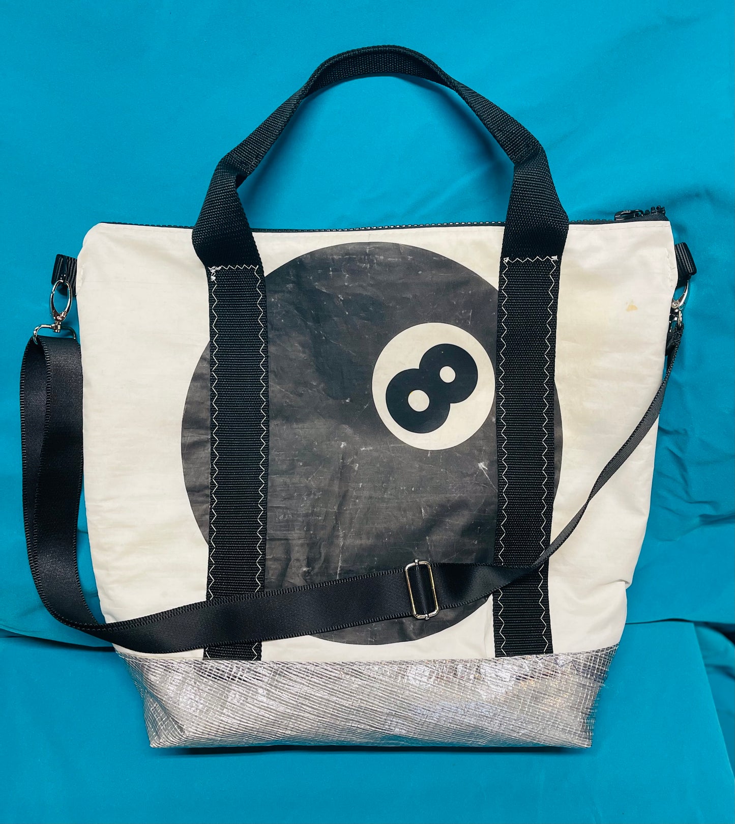 8 Ball recycled sail bag
