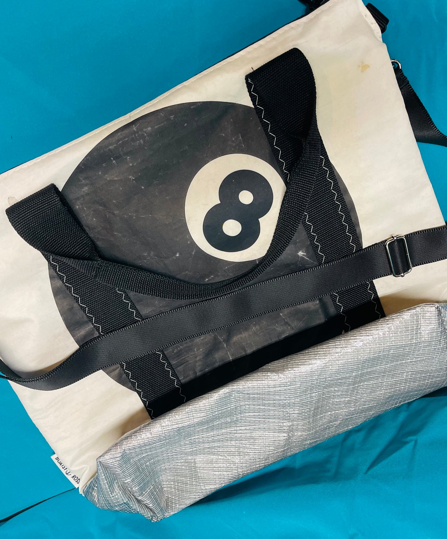 8 Ball recycled sail bag